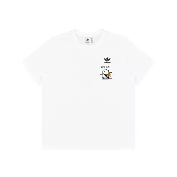 Футболка унисекс белая Adidas Originals, белый