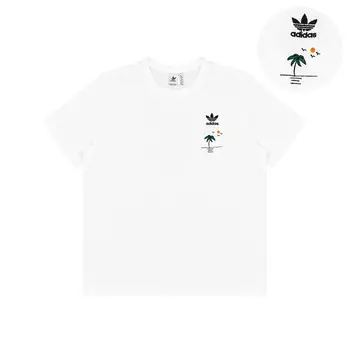 Футболка унисекс белая Adidas Originals, белый