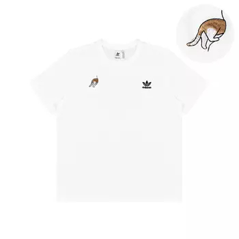 Футболка унисекс белая Adidas Originals, белый