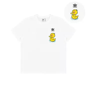 Футболка унисекс белая Adidas Originals, белый