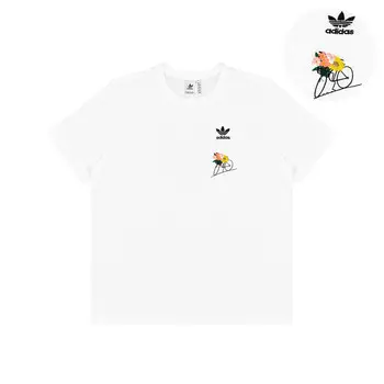 Футболка унисекс белая Adidas Originals, белый