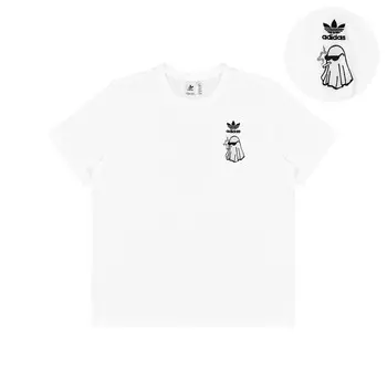 Футболка унисекс белая Adidas Originals, белый