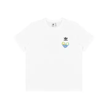 Футболка унисекс белая Adidas Originals, белый