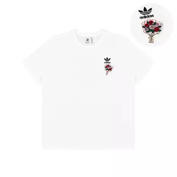 Футболка унисекс белая Adidas Originals, белый