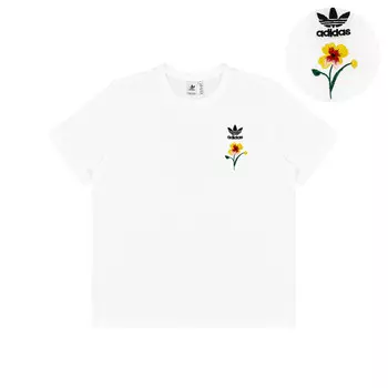Футболка унисекс белая Adidas Originals, белый