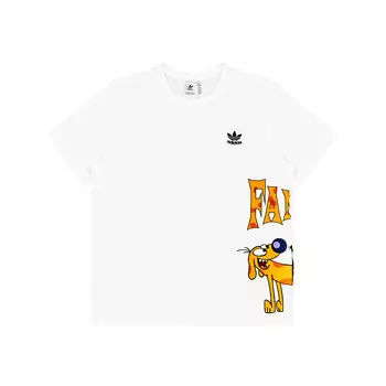 Футболка унисекс белая Adidas Originals, белый