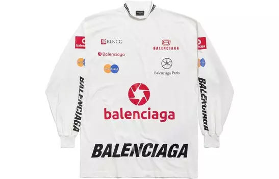 Футболка унисекс белая Balenciaga, белый