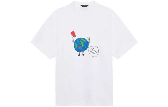 Футболка унисекс белая Balenciaga, белый