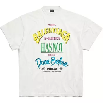 Футболка унисекс белая Balenciaga, белый