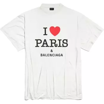 Футболка унисекс белая Balenciaga, белый