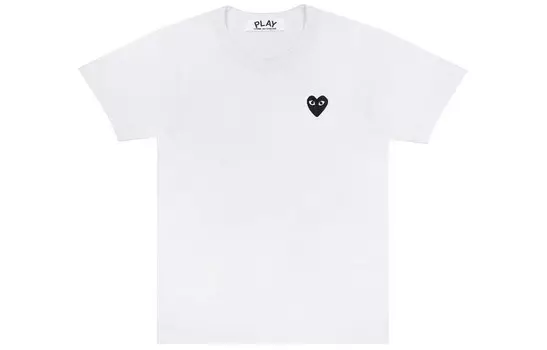 Футболка унисекс белая Cdg Play, белый