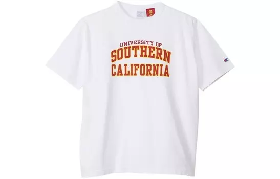 Футболка унисекс белая Champion, белый