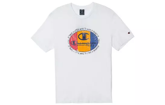 Футболка унисекс белая Champion, белый