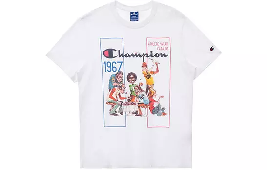 Футболка унисекс белая Champion, белый