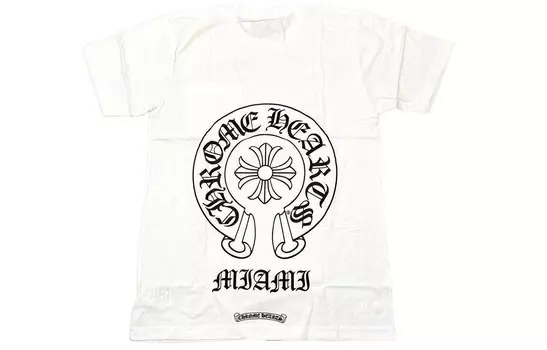 Футболка унисекс белая Chrome Hearts, белый
