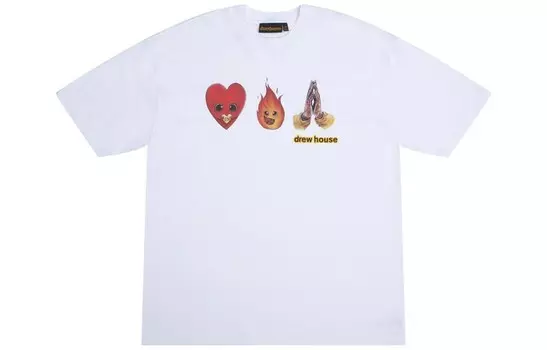 Футболка унисекс белая Drew House, белый