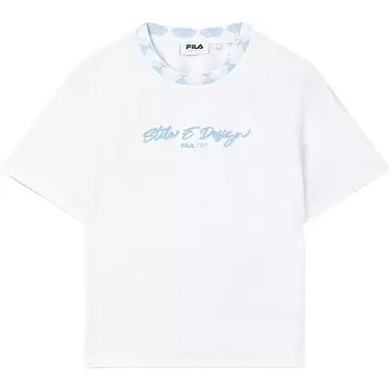Футболка унисекс белая Fila