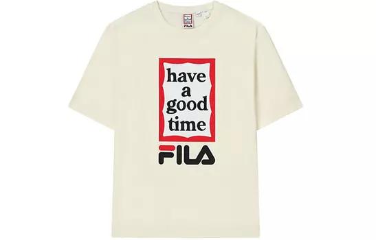 Футболка унисекс белая Fila, белый