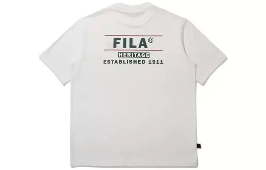 Футболка унисекс белая Fila, белый