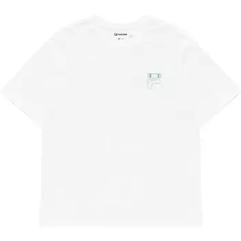 Футболка унисекс белая Fila Fusion, белый