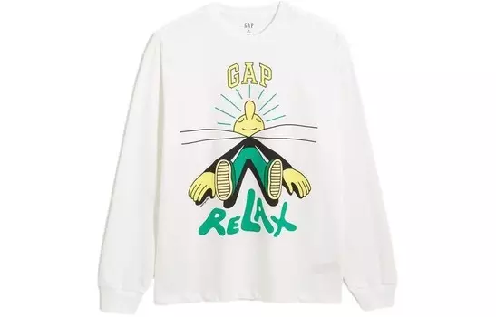 Футболка унисекс белая Gap, белый