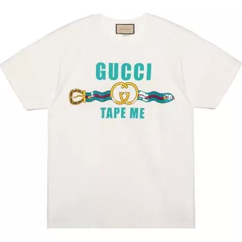 Футболка унисекс белая Gucci, белый