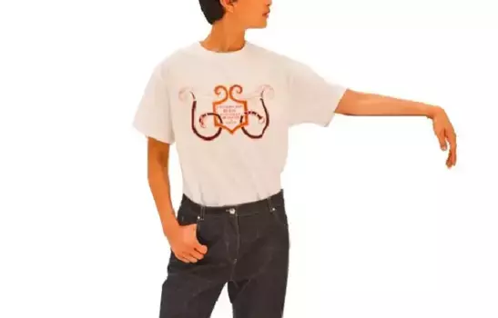 Футболка унисекс белая Hermes, белый