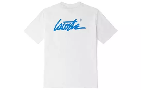 Футболка унисекс белая Lacoste, белый