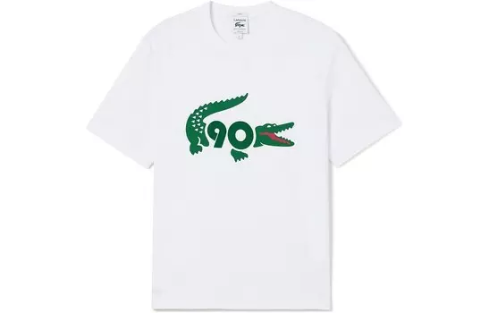 Футболка унисекс белая Lacoste, белый