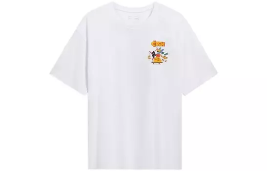 Футболка унисекс белая Lining, белый