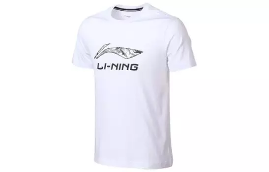 Футболка унисекс белая Lining, белый
