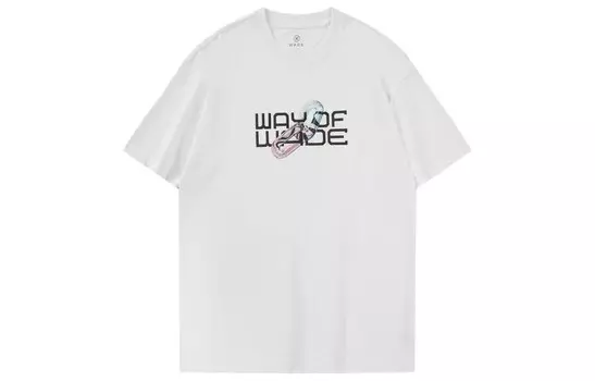 Футболка унисекс белая Lining, белый