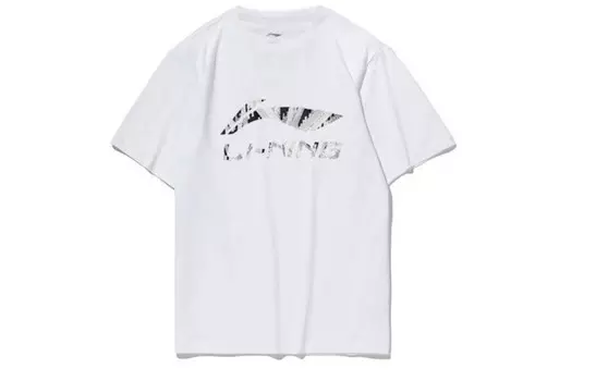 Футболка унисекс белая Lining, белый