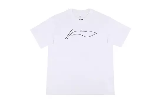 Футболка унисекс белая Lining, белый