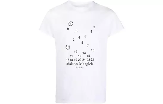 Футболка унисекс белая Maison Margiela, белый