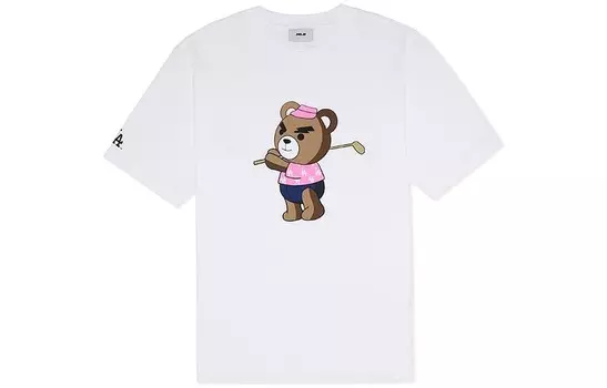 Футболка унисекс белая Mlb, белый