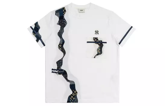 Футболка унисекс белая Mlb, белый