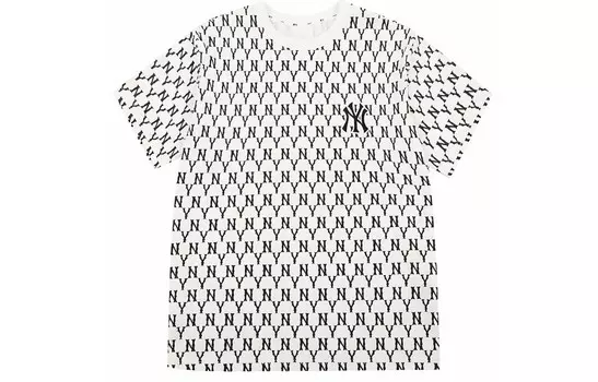 Футболка унисекс белая Mlb, белый