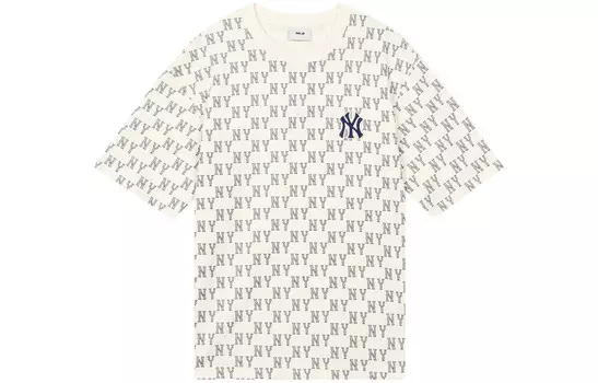 Футболка унисекс белая Mlb, белый