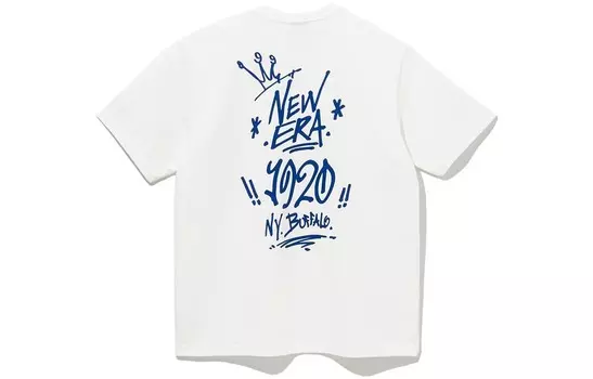 Футболка унисекс белая New Era, белый