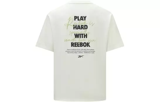 Футболка унисекс белая Reebok, белый
