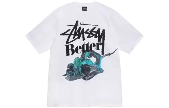 Футболка унисекс белая Stussy, белый