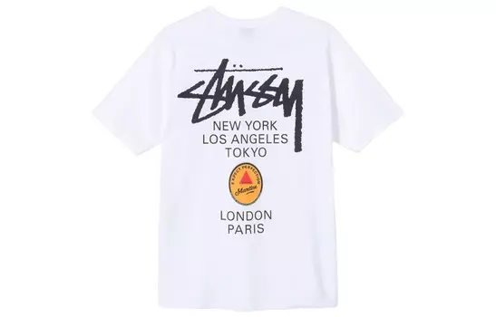 Футболка унисекс белая Stussy, белый