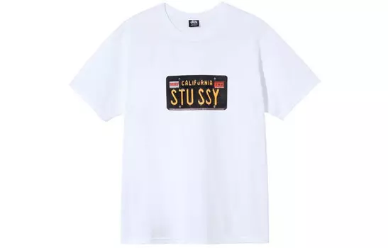 Футболка унисекс белая Stussy, белый