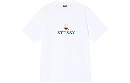 Футболка унисекс белая Stussy, белый