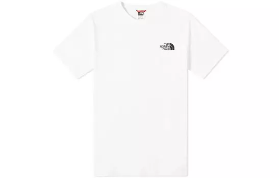 Футболка унисекс белая The North Face, белый