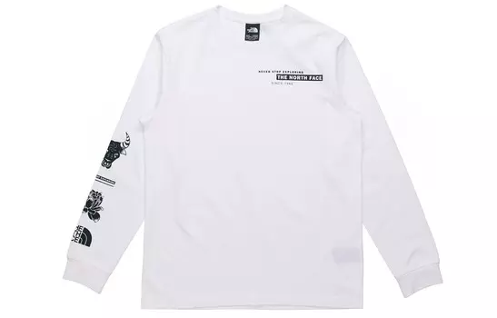 Футболка унисекс белая The North Face, белый