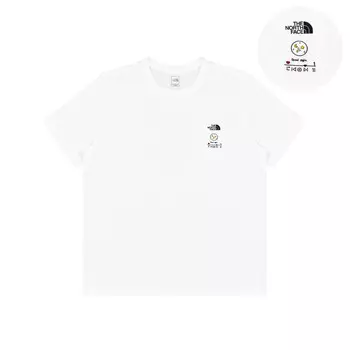 Футболка унисекс белая The North Face, белый