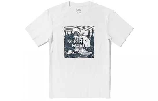 Футболка унисекс белая The North Face, белый