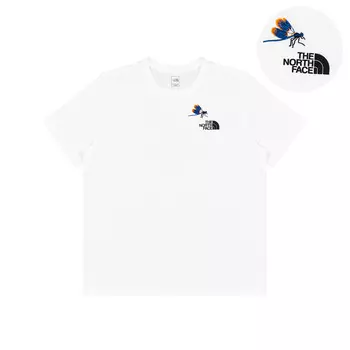 Футболка унисекс белая The North Face, белый